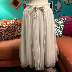 Beige Tulle LC Lauren Conrad Skirt